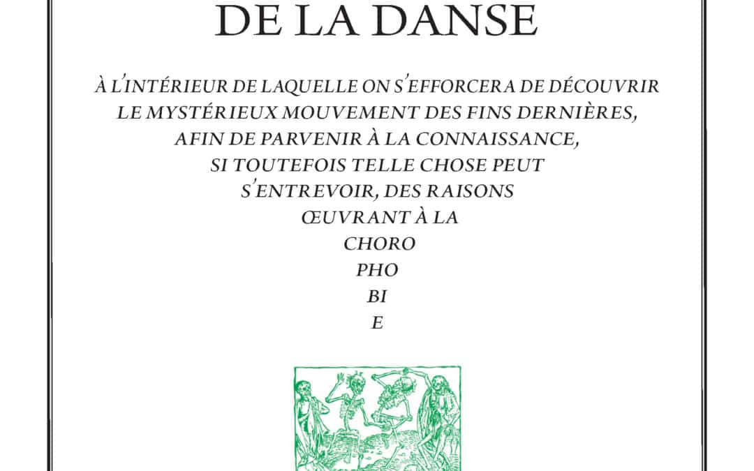 Histoire spirituelle de la danse