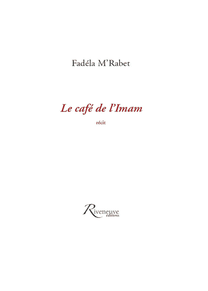 Le café de l'imam