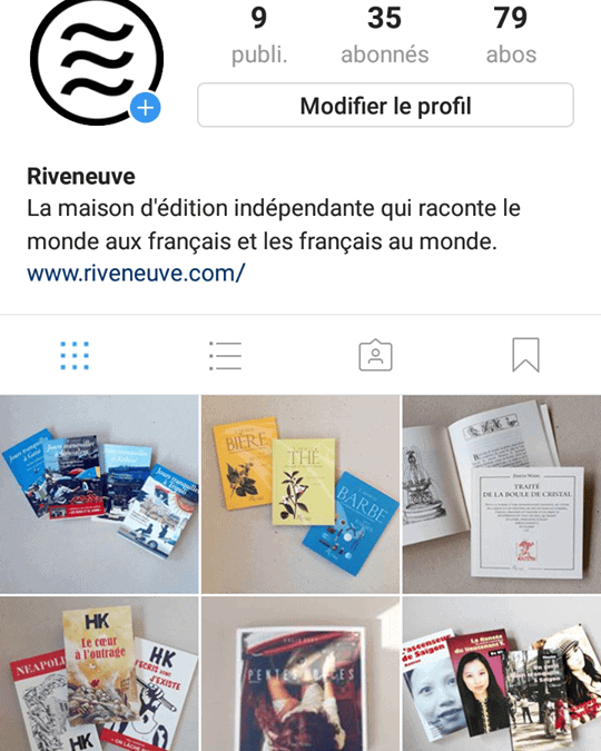 Riveneuve est maintenant sur Instagram!