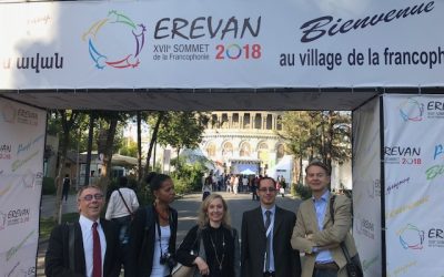 Riveneuve au XVIIe sommet de la Francophonie à Erevan
