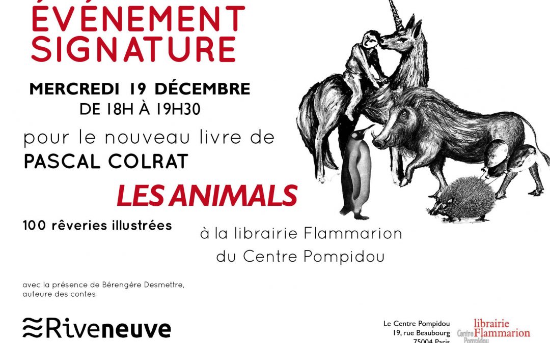 Pascal Colrat à la librairie Flammarion du Centre Pompidou