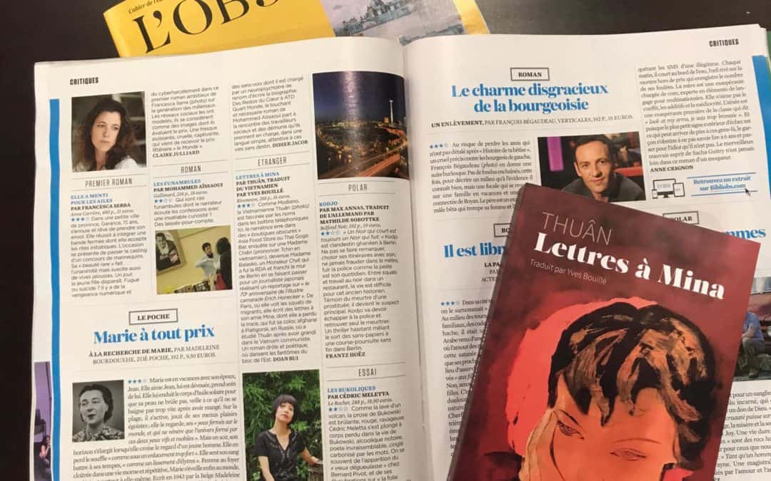 « Lettres à Mina » de Thuân dans BibliObs