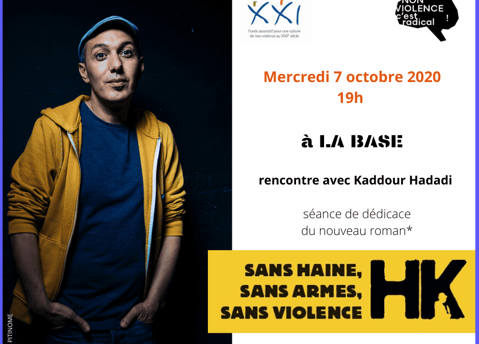 Soirée de lancement du nouveau livre d’HK avec Non-Violence XXI