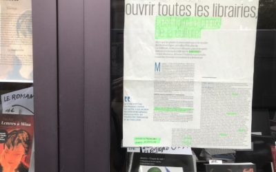 Riveneuve aussi demande la réouverture des librairies