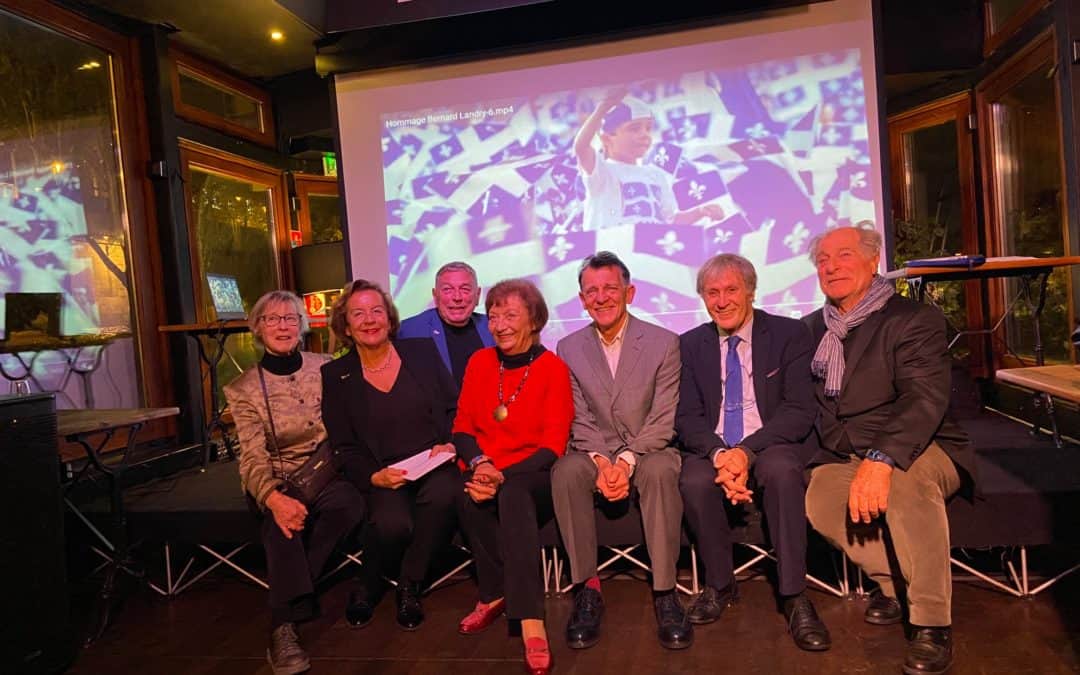 Michèle Barbier reçoit le Prix culturel de la francophilie Bernard Landry