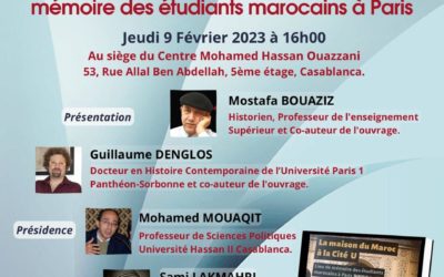 Rencontre autour de “La Maison du Maroc à la Cité U”