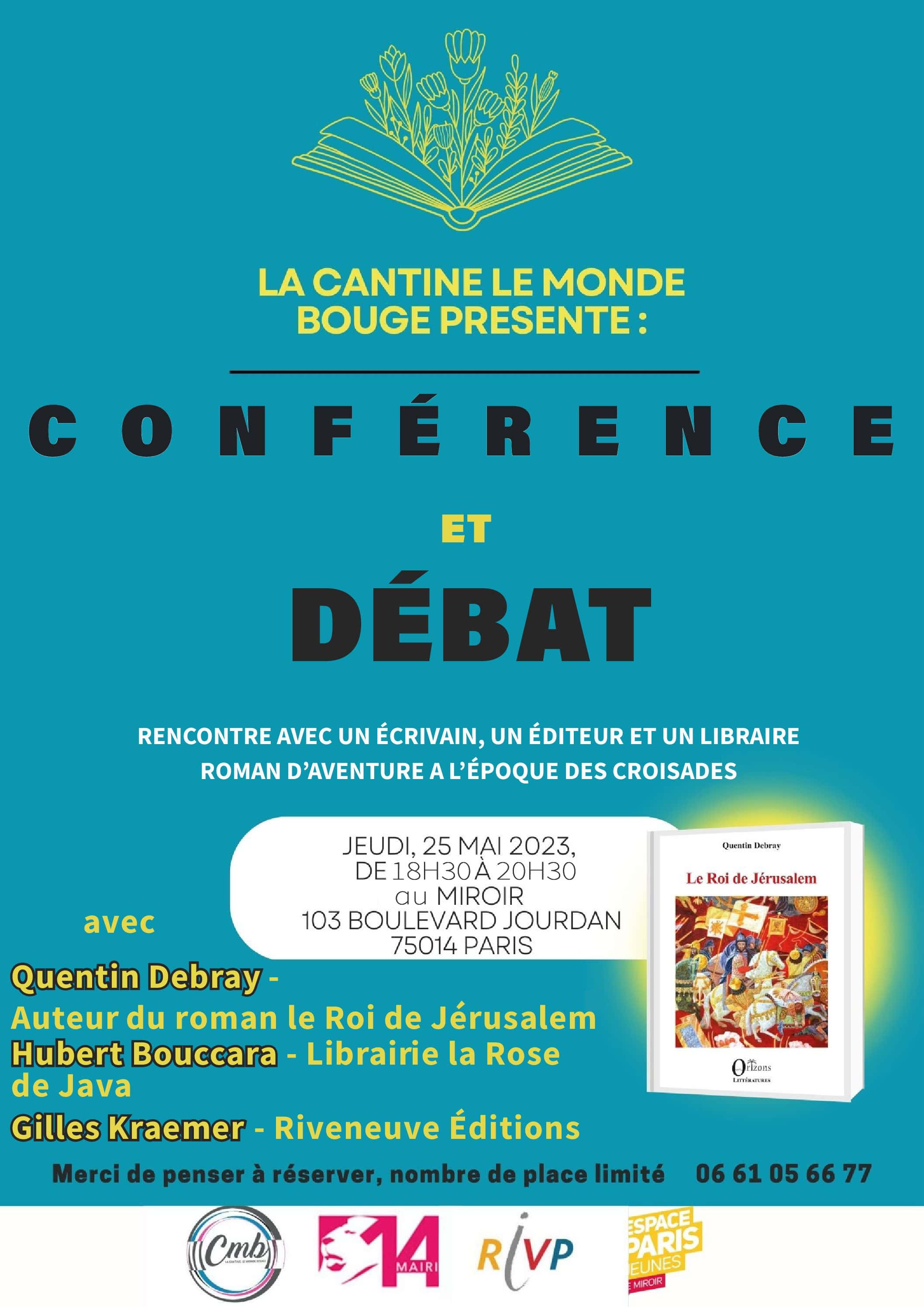 Conférence et débat avec Gilles Kraemer et La Cantine le monde bouge