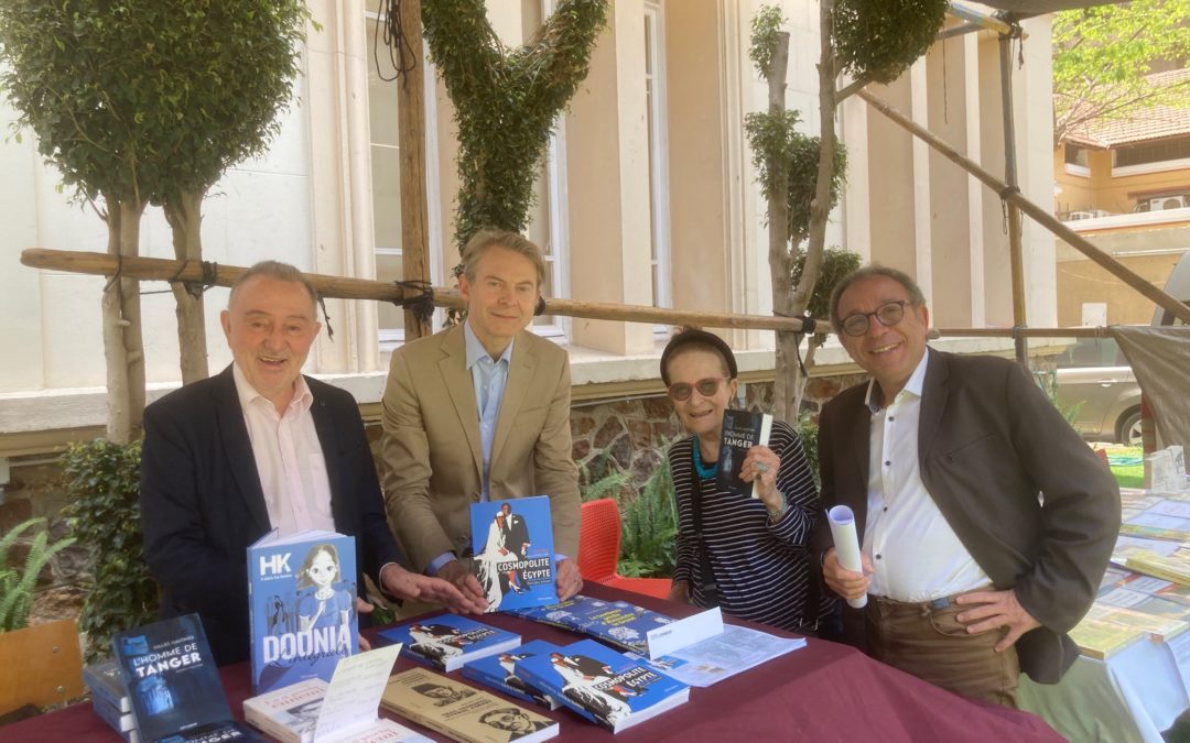 Trois auteurs Riveneuve au Salon du livre francophone du Caire