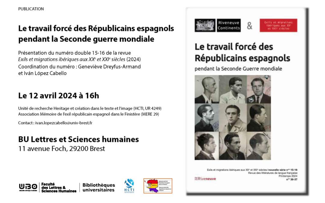 Présentation de la revue « Le travail forcé des Républicains espagnols » à Brest
