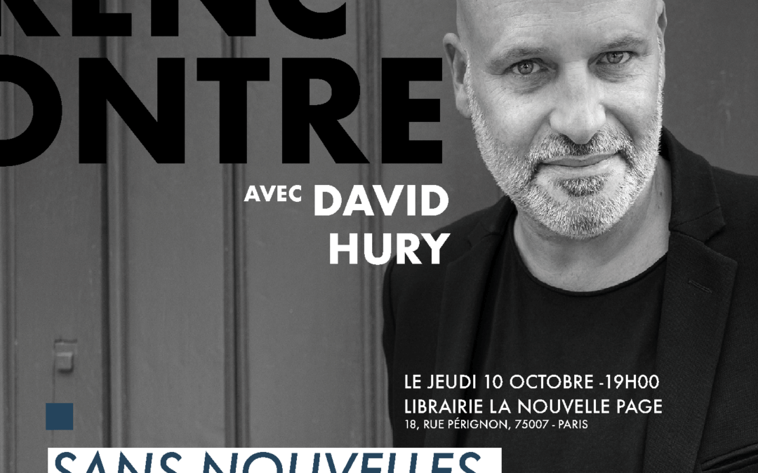 David Hury à la librairie La Nouvelle Page