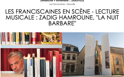 Lecture musicale avec Zadig Hamroune