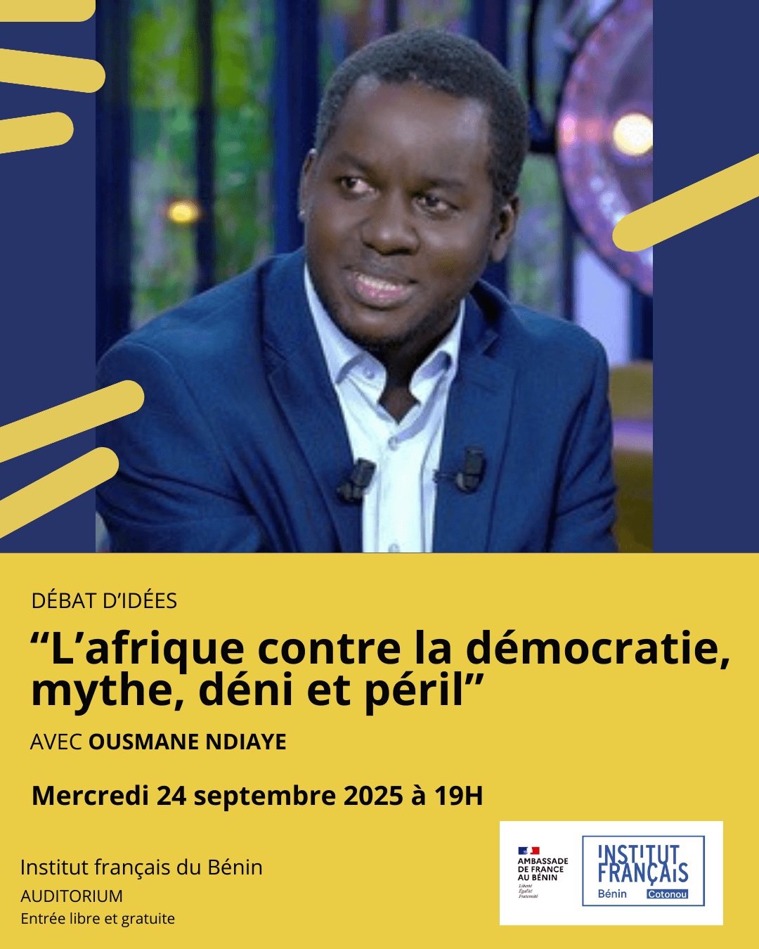 Ousmane Ndiaye conf débat 24 septembre