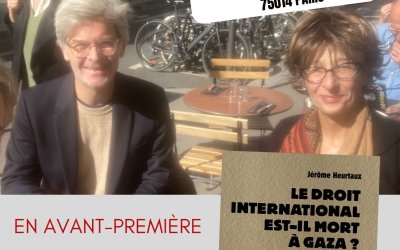 Soirée de lancement : Le droit international est-il mort à Gaza ?