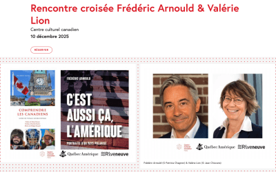 Comprendre les Canadiens avec Valérie Lion au Centre Culturel Canadien