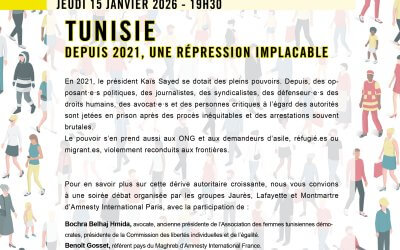 Conférence-débat sur la Tunisie avec Hatem Nafti